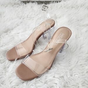 Michael By Michael Shannon Selina Women's Sandal. Clear. Size 7. New wit…